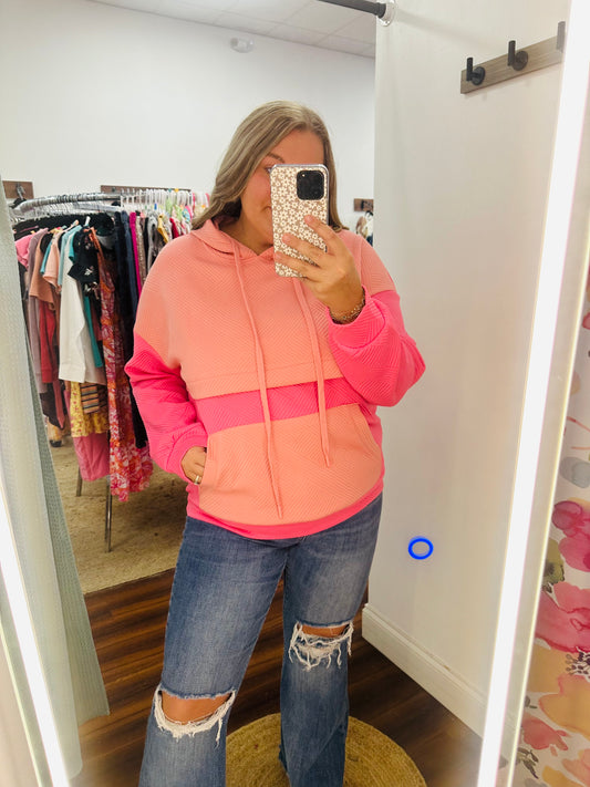 Halie’s Pink Hoodie