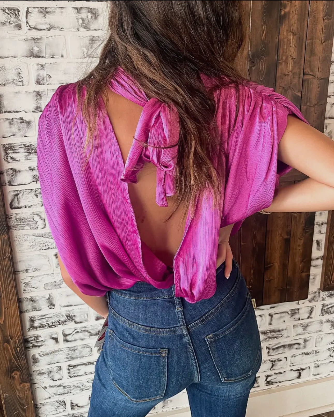 Show Stopper Open Back Top