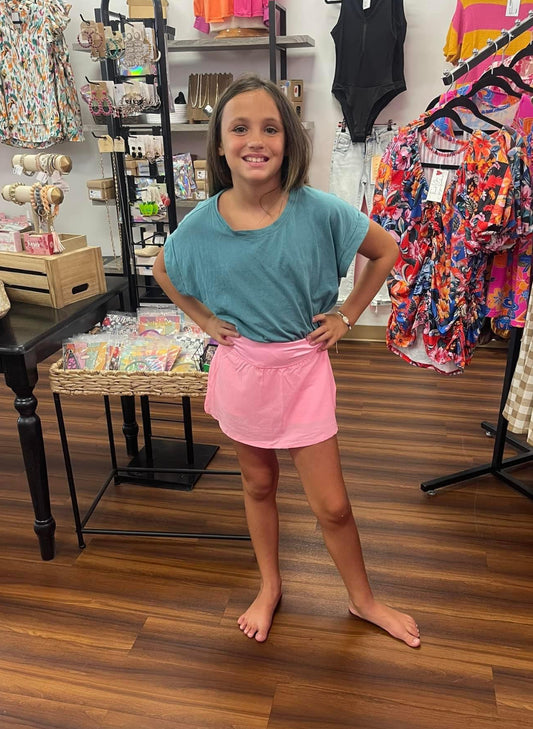 Barbie Pink Kids Skort