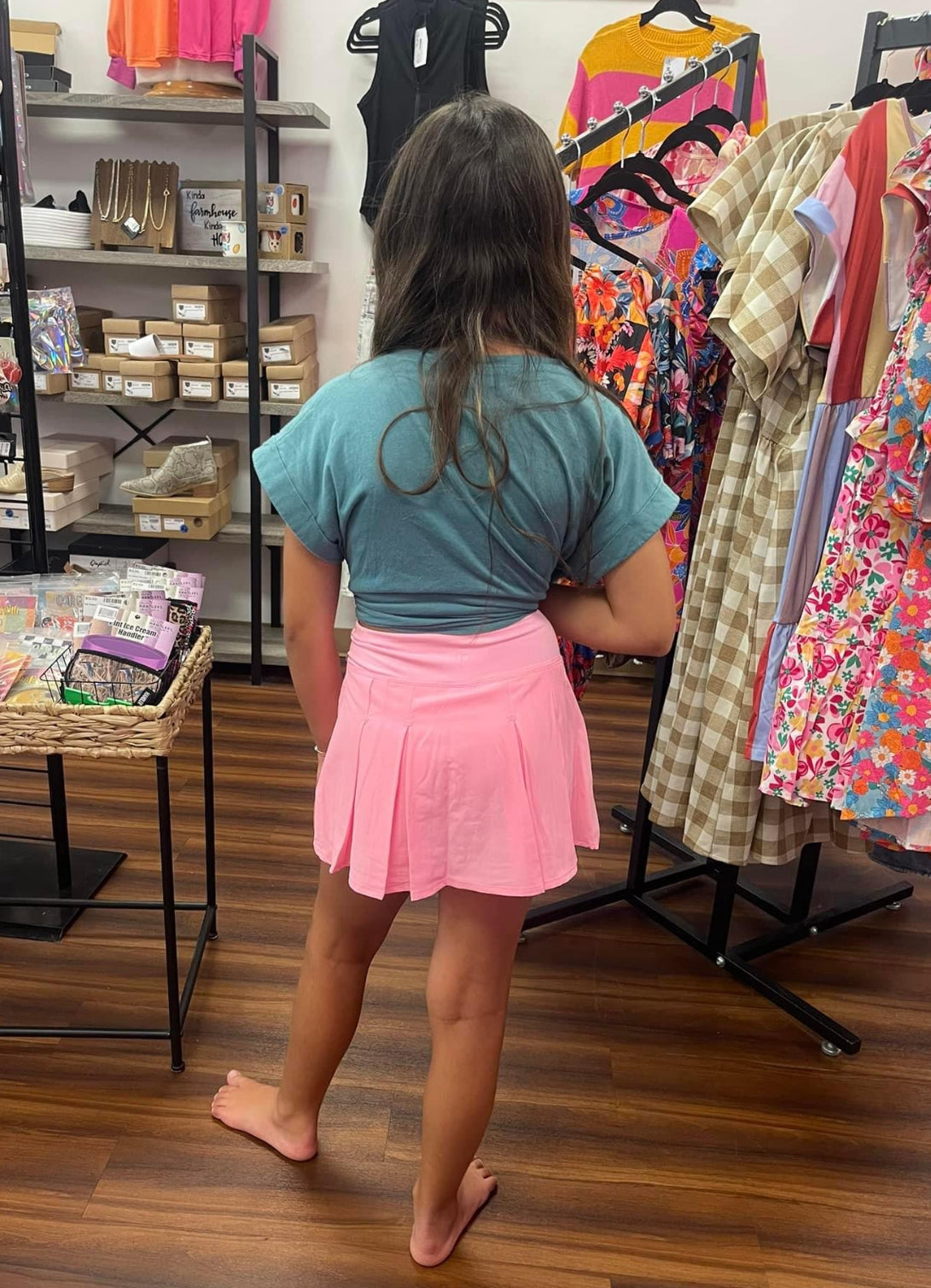 Barbie Pink Kids Skort